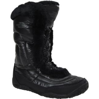 THE NORTH FACE Womens Nuptse Fur IV Winter Boots   Size 5, Pink Pow/black