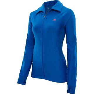 adidas Womens Ultimate Full Zip Jacket   Size XS/Extra Small, Pride Blue/red