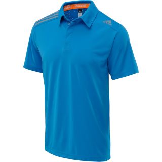 adidas Mens ClimaChill Short Sleeve Tennis Polo   Size 2xl, Solar Blue