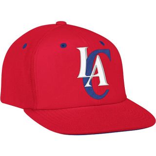 adidas Mens Los Angeles Clippers Retro One Size Fits All Cap, Red