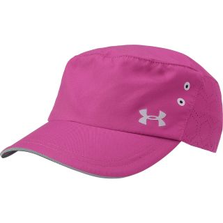 UNDER ARMOUR Womens Fly By Military Cap, Neon Pink
