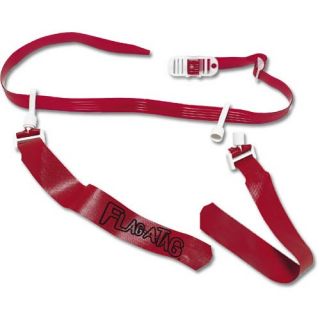 Flag a Tag Sonic Flag Football Belts   Set of 12   Size 52 Inches, Scarlet