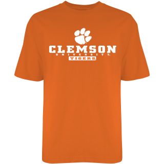 T SHIRT INTERNATIONAL Mens Clemson Tigers Reload Short Sleeve T Shirt   Size