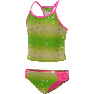 LAGUNA Girls Summer Bliss 2 Piece Swimsuit   Size 10, Lime