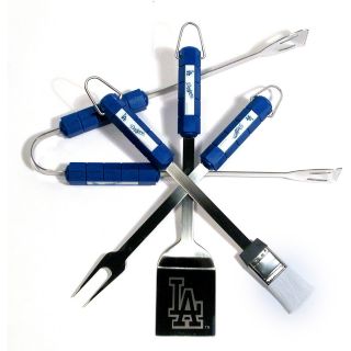 R & D Enterprises, Inc. Los Angeles Dodgers 4 piece grilling utensil set
