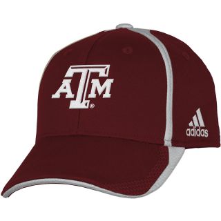 adidas Youth Texas A&M Aggies Player Structured Fit Flex Cap   Size Youth