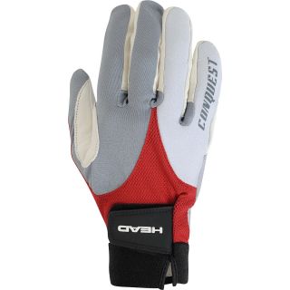 HEAD Conquest Racquetball Glove   Size Rs, Red/grey