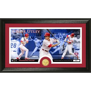 The Highland Mint Chase Utley Bronze Coin Panoramic Photo Mint (PHOTO6557K)