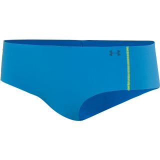 UNDER ARMOUR Womens Pure Stretch Cheeky Hipster, Electric Blue/yellow