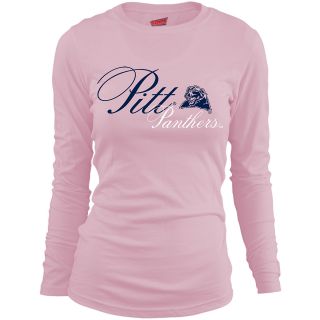 MJ Soffe Girls Pittsburgh Panthers Long Sleeve T Shirt   Soft Pink   Size