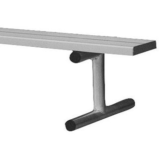 Sport Supply Group 21 Permanent Bench Without Back   Size 21 Foot, Aluminum