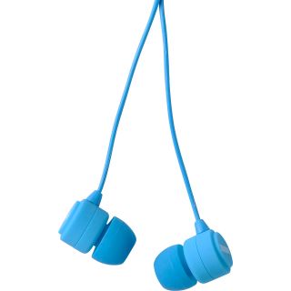 iHOME Rubberized Noise Isolating Earbuds, Blue