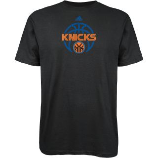 adidas Mens New York Knicks Total Game Short Sleeve T Shirt   Size Large,