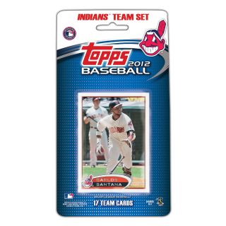 Topps 2012 Cleveland Indians Official Team Baseball Card Set of 17 Cards