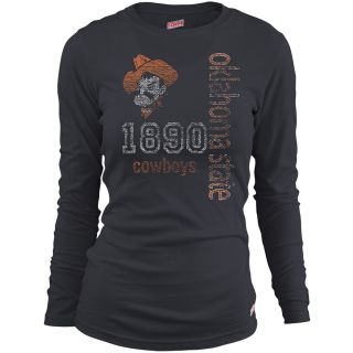 MJ Soffe Girls Oklahoma State Cowboys Long Sleeve T Shirt   Black   Size Small,
