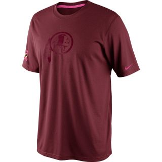 NIKE Mens Washington Redskins Breast Cancer Awareness Legend T Shirt   Size