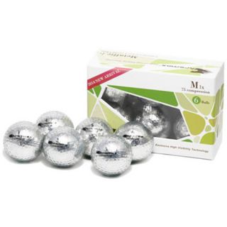 Chromax M1X Golf Balls 6 pack, Silver (BCM1X6 SILV)