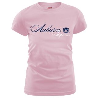 MJ Soffe Womens Auburn Tigers T Shirt   Soft Pink   Size Medium, Auburn