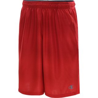 CHAMPION Mens PowerTrain Knit Shorts   Size Xl, Tango Red