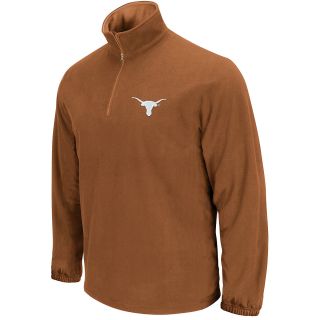 KNIGHTS APPAREL Mens Texas Longhorns Fleece Quarter Zip Jacket   Size Large,
