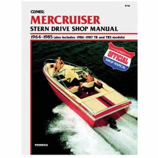Clymer Mercruiser Stern Drive Shop Manual 1964 1985 (1219740)