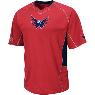 MAJESTIC ATHLETIC Mens Washington Capitals The Sweep Check Short Sleeve T 