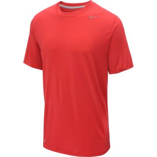 NIKE Mens Dri FIT Touch Short Sleeve T Shirt   Size Small, Gym Red/grey