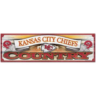 Wincraft Kansas City Chiefs Country 9x30 Wooden Sign (50606011)