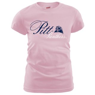MJ Soffe Womens Pittsburgh Panthers T Shirt   Soft Pink   Size XL/Extra Large,