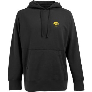 Antigua Mens Iowa Hawkeyes Signature Hooded Pullover Sweatshirt   Size