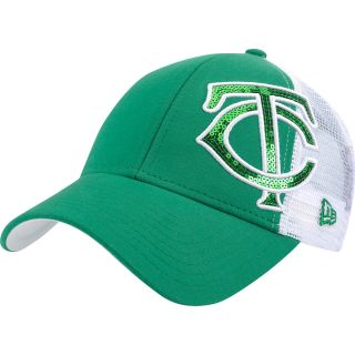 NEW ERA Womens Minnesota Twins St. Patricks Day Sequin Shimmer 9FORTY