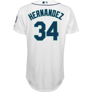 Majestic Athletic Seattle Mariners Felix Hernandez Authentic Big & Tall Home