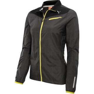 PUMA Womens Pure NightCat Reflective Full Zip Running Jacket   Size Medium,