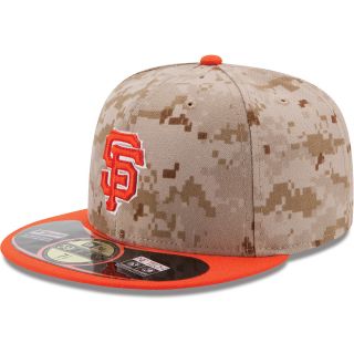 NEW ERA Mens San Francisco Giants Memorial Day 2014 Camo 59FIFTY Fitted Cap  