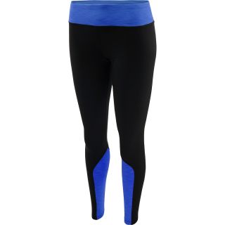 UNDER ARMOUR Womens ColdGear Cozy Tights   Size Large, Black/blu away