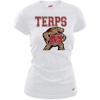MJ Soffe Womens Maryland Terrapins T Shirt   White   Size XL/Extra Large,