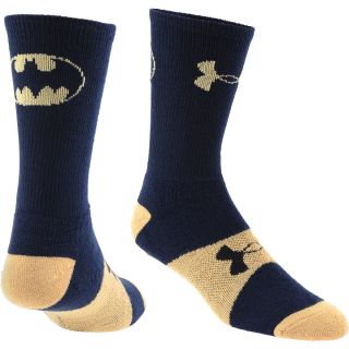 UNDER ARMOUR Mens Alter Ego Batman Performance Crew Socks   Size Large,