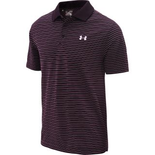 UNDER ARMOUR Mens Draw Stripe 3.0 Short Sleeve Pique Polo   Size Small,
