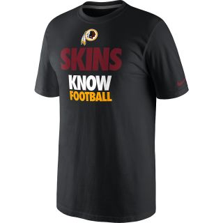 NIKE Mens Washington Redskins Draft 2 Skins Know Football Short Sleeve T 