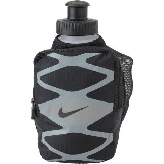 NIKE Storm Handheld Water Bottle   6 oz, Black/red