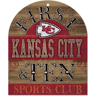 Wincraft Kansas City Chiefs 10X11 Club Wood Sign (91154010)