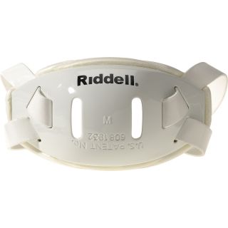 RIDDELL Hard Cup Chin Strap   Size Medium, White
