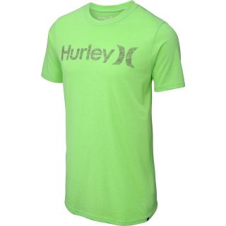 HURLEY Mens One & Only Push Premium Short Sleeve T Shirt   Size Xl, Heather