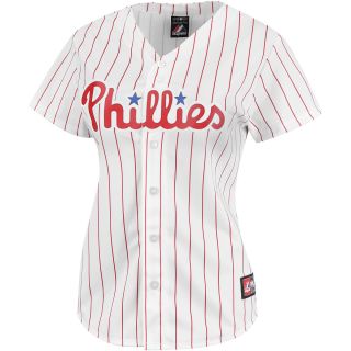 Majestic Athletic Philadelphia Phillies Cole Hamels Womens Replica Home Jersey