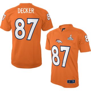 NFL Team Apparel Youth Denver Broncos Eric Decker 2013 Super Bowl XLVIII