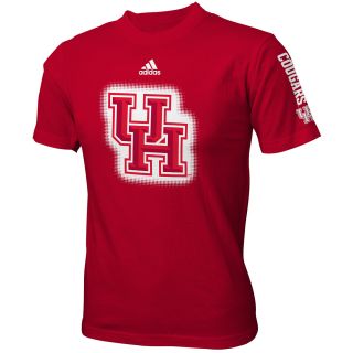 adidas Youth Houston Cougars Sideline Elude Short Sleeve T Shirt   Size Large