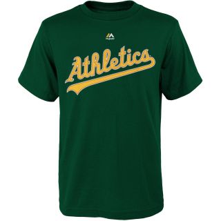 MAJESTIC ATHLETIC Youth Oakland Athletics Yoenis Cespedes Player Name And