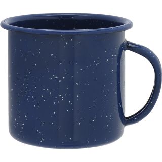 GSI OUTDOORS Blue Speckle Enamel Mug   12 Ounces, Blue