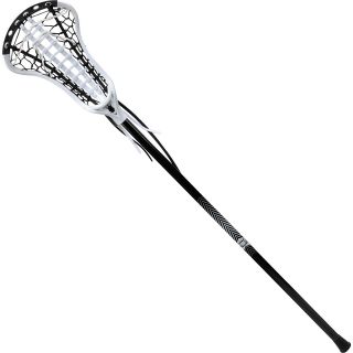 BRINE Womens Dynasty Elite Complete Lacrosse Stick, White/black