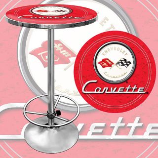 Trademark Global Corvette C1 Pub Table   Red (GM2000R C1 COR)